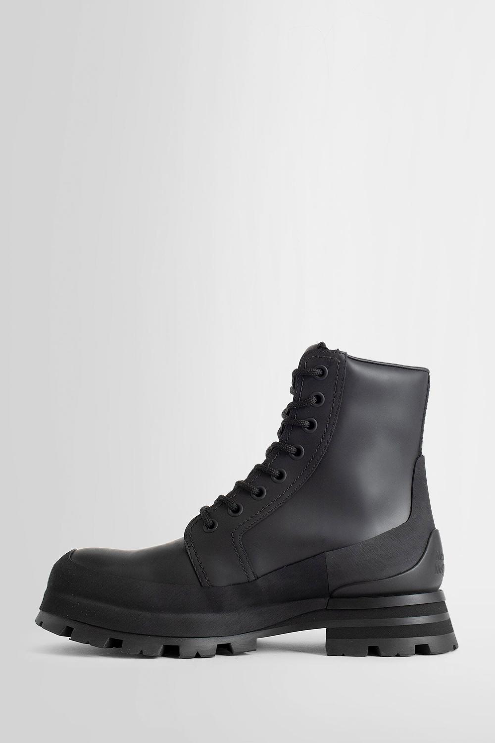 Antonioli ALEXANDER MCQUEEN MAN BLACK BOOTS Prezzo Ridotto