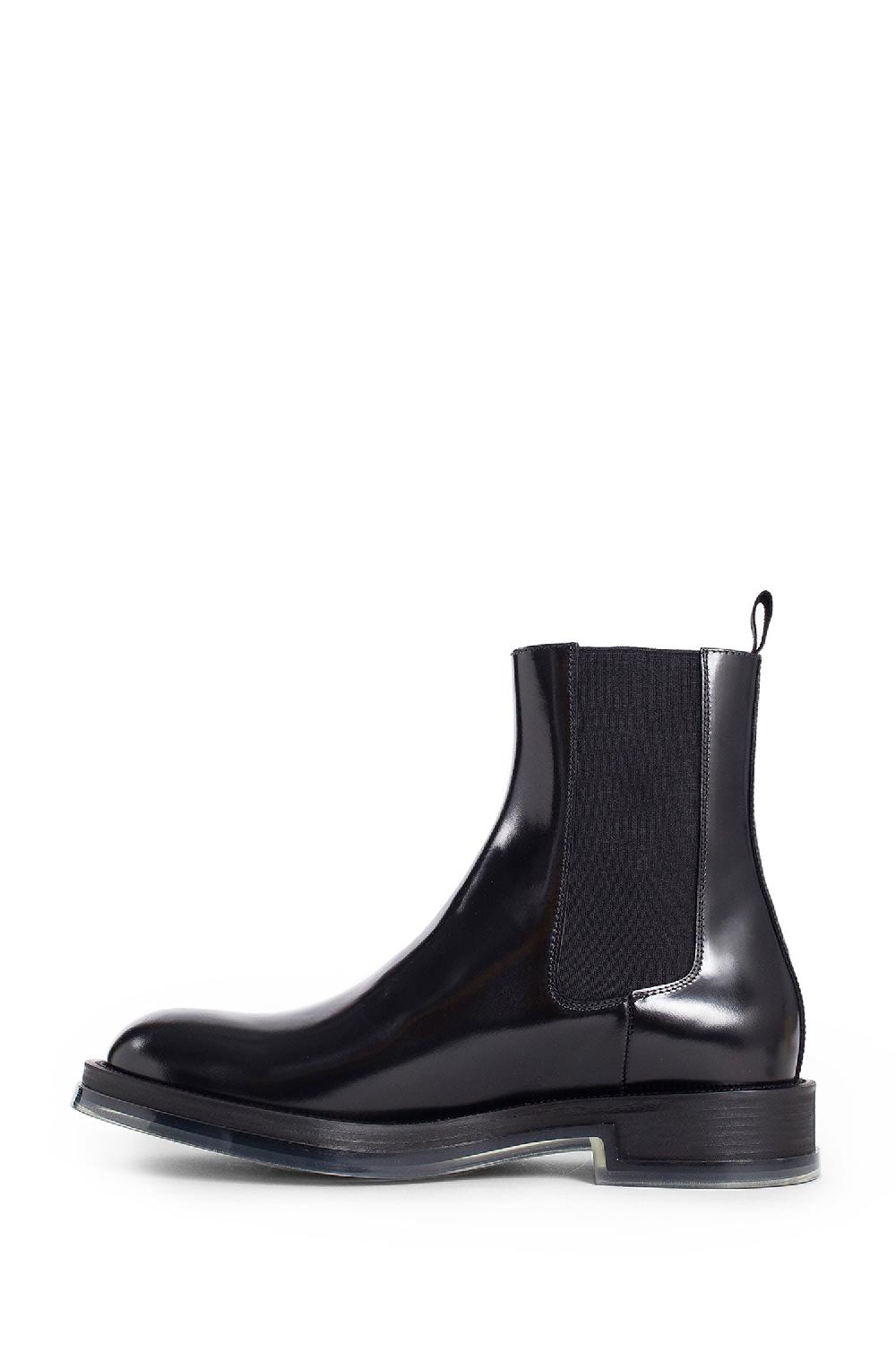 Antonioli ALEXANDER MCQUEEN MAN BLACK BOOTS Convenienza