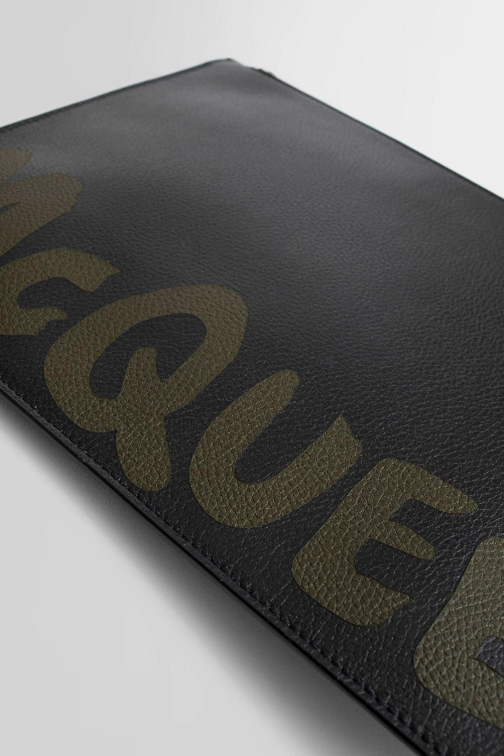 Antonioli ALEXANDER MCQUEEN MAN BLACK CLUTCHES & POUCHES Presa