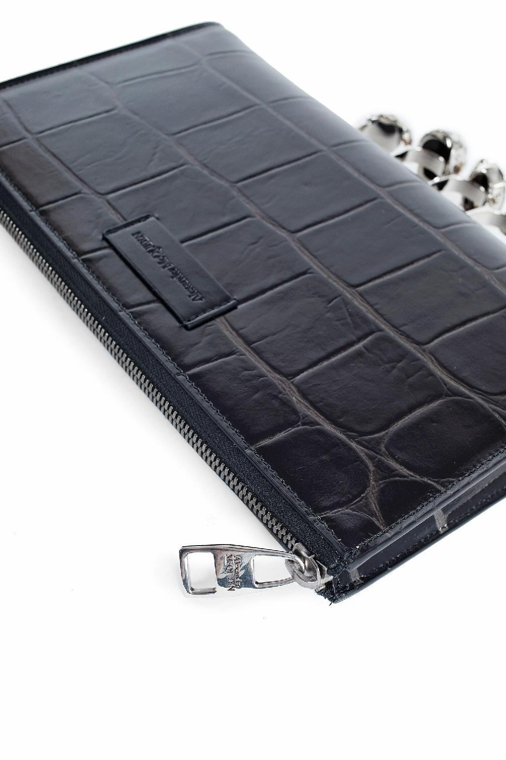 Antonioli ALEXANDER MCQUEEN MAN BLACK CLUTCHES & POUCHES Sconto