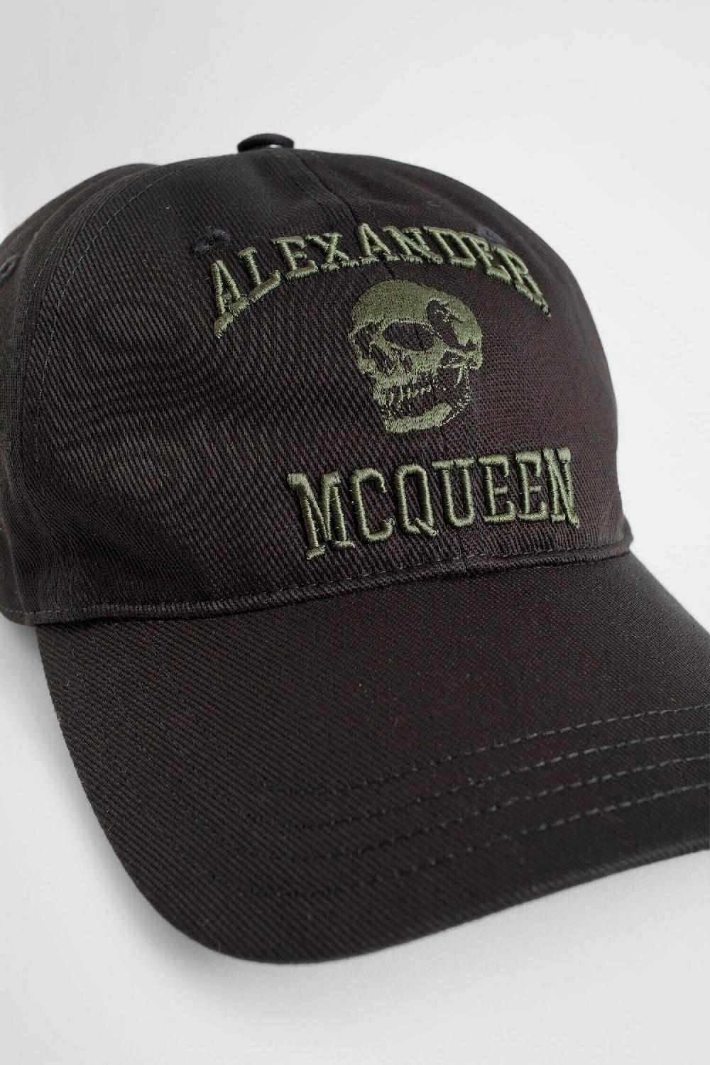 Antonioli ALEXANDER MCQUEEN MAN BLACK HATS Outlet
