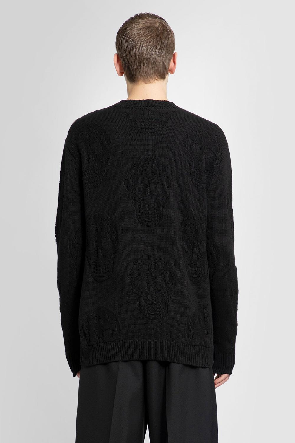 Antonioli ALEXANDER MCQUEEN MAN BLACK KNITWEAR Vendita Economica