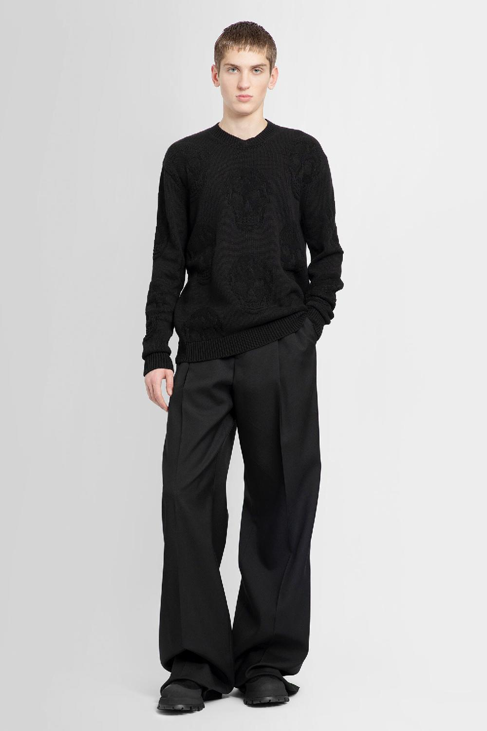 Antonioli ALEXANDER MCQUEEN MAN BLACK KNITWEAR Vendita Economica