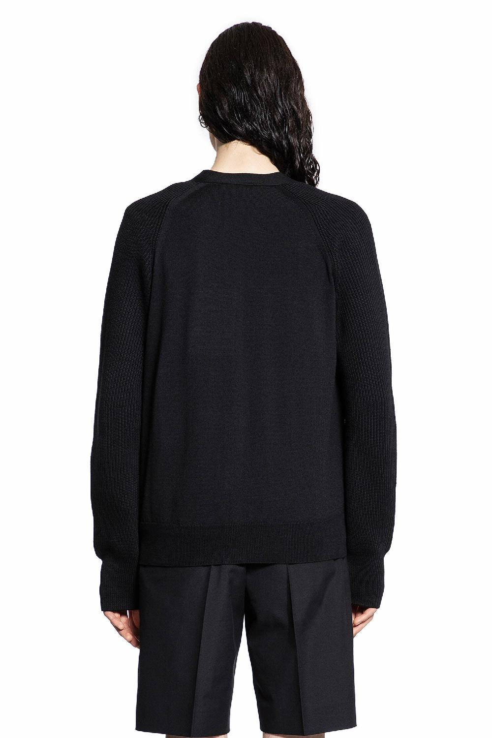 Antonioli ALEXANDER MCQUEEN MAN BLACK KNITWEAR Saldi Di Fabbrica