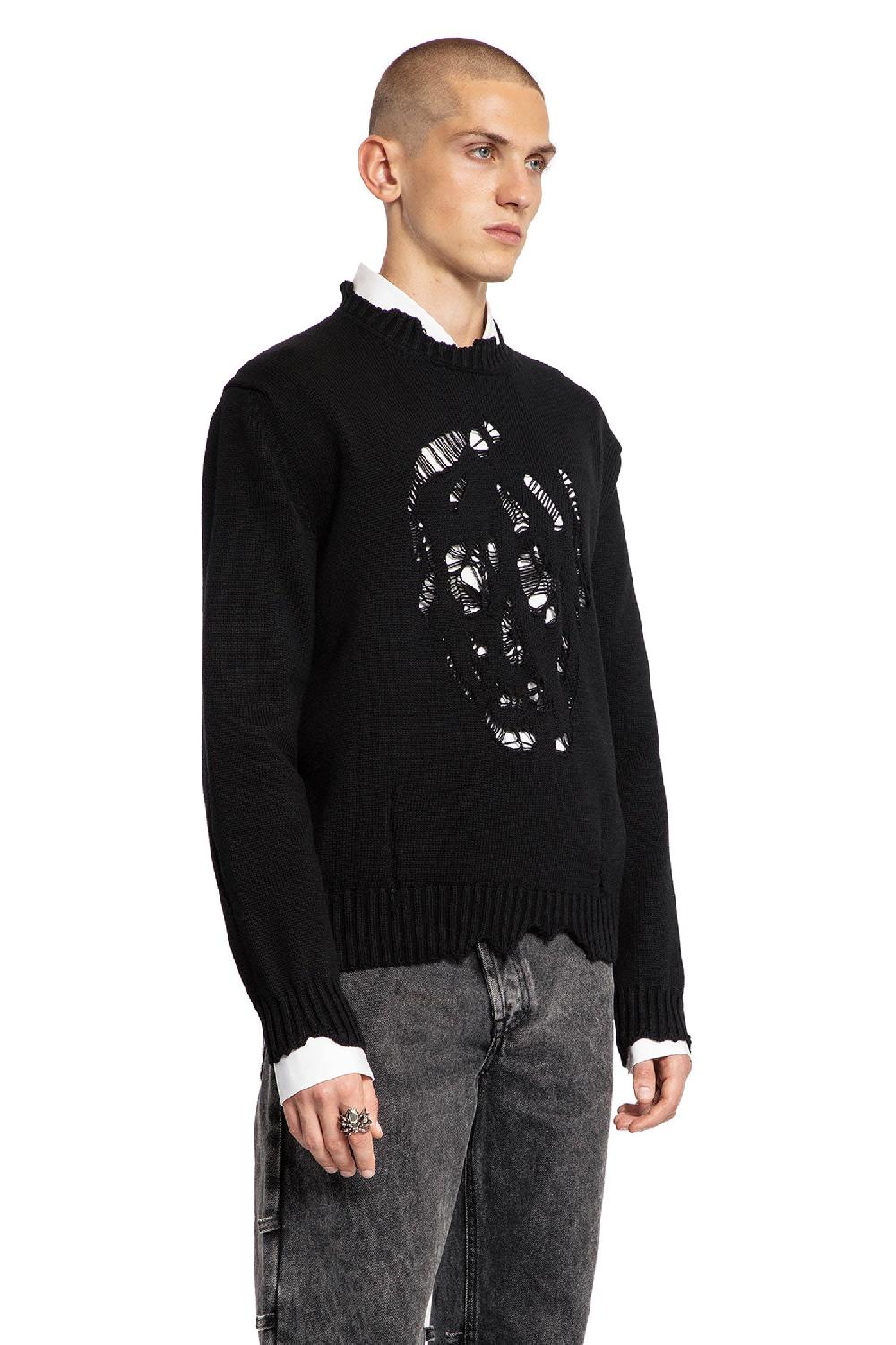 Antonioli ALEXANDER MCQUEEN MAN BLACK KNITWEAR I Più Venduti