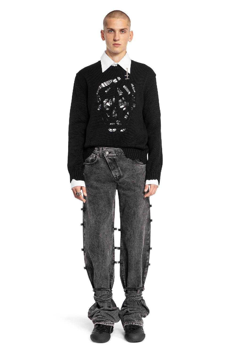 Antonioli ALEXANDER MCQUEEN MAN BLACK KNITWEAR I Più Venduti