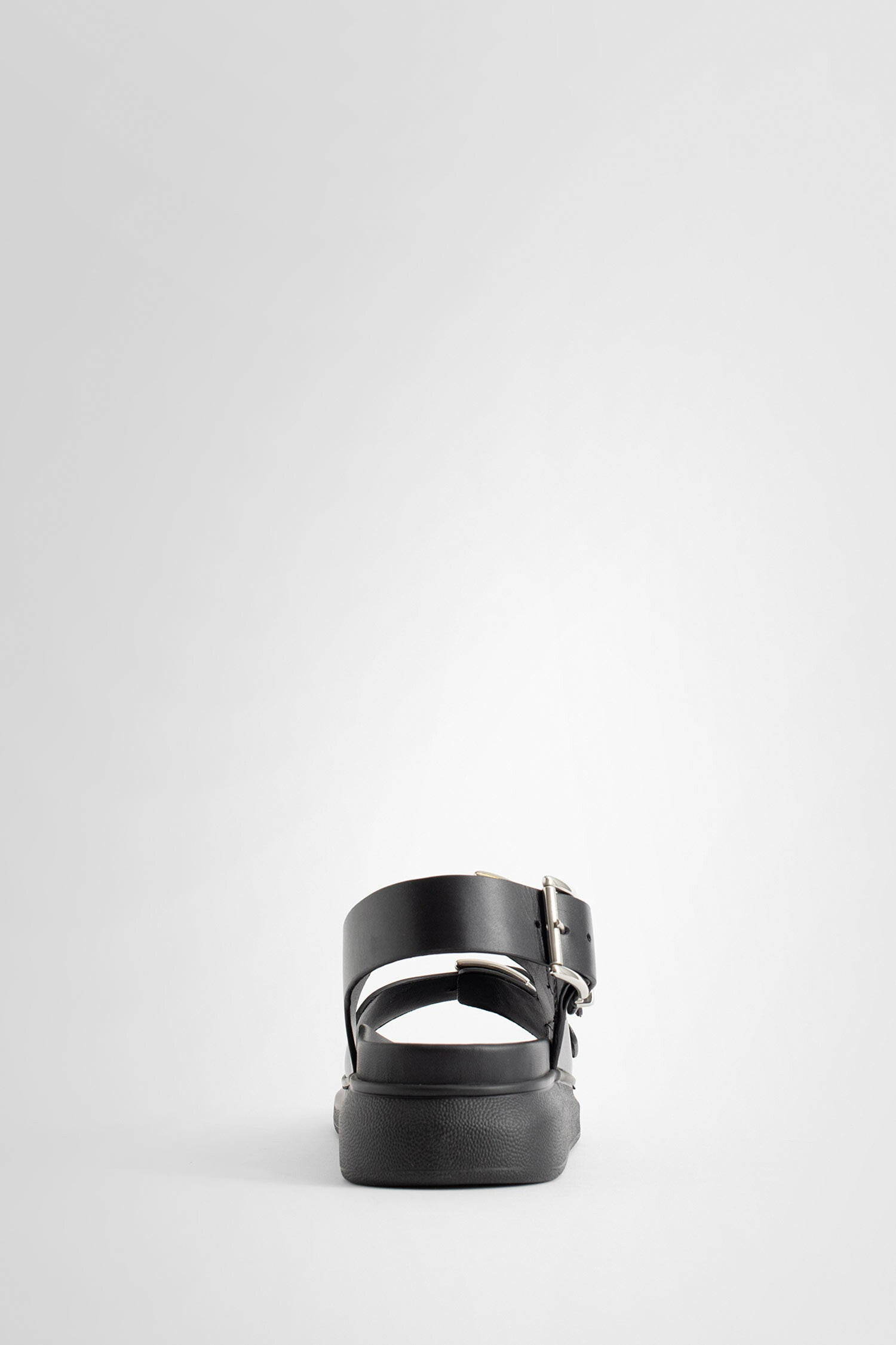 Antonioli ALEXANDER MCQUEEN MAN BLACK SANDALS & SLIDES In Saldo