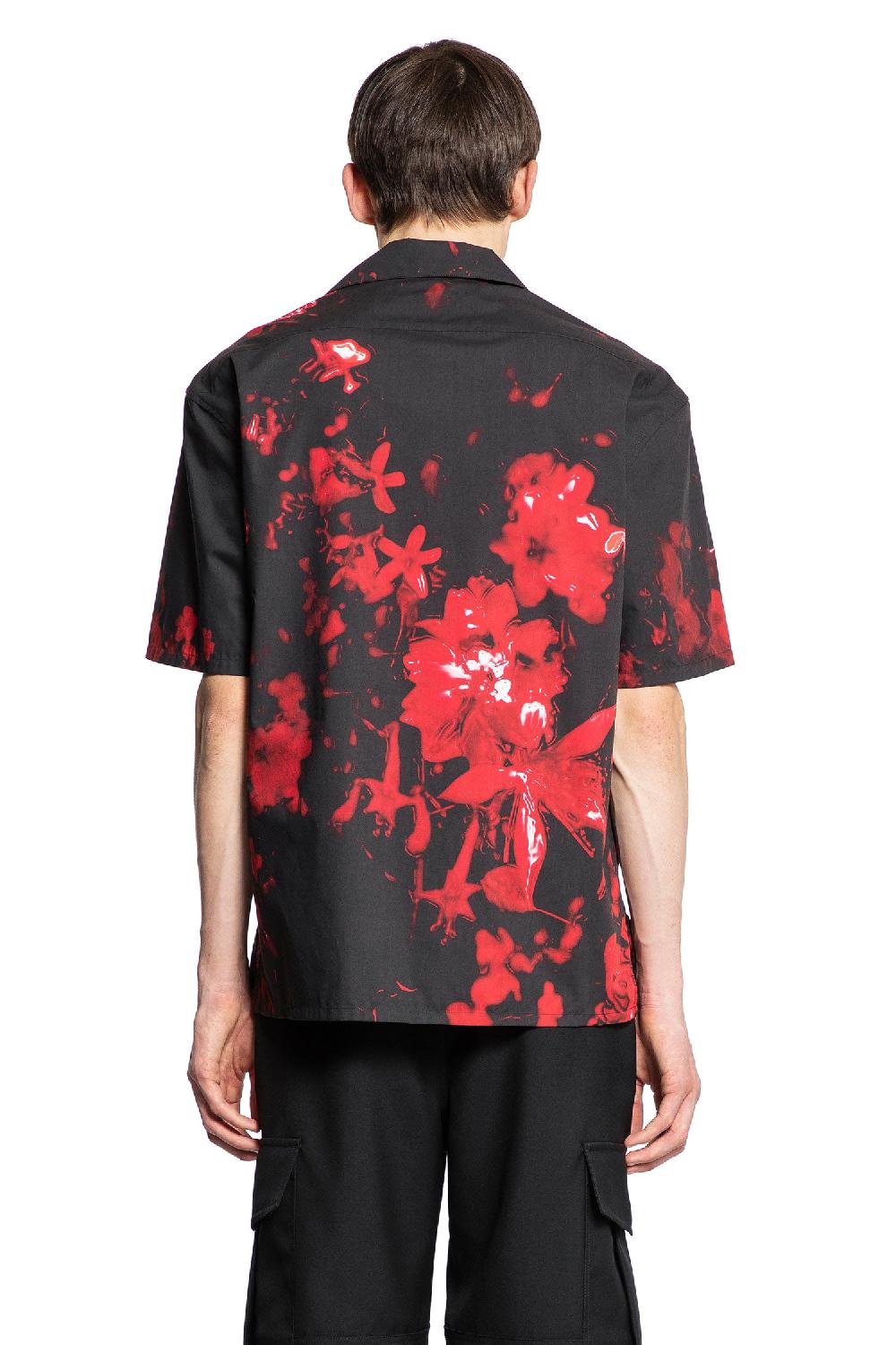 Antonioli ALEXANDER MCQUEEN MAN BLACK SHIRTS Nuova