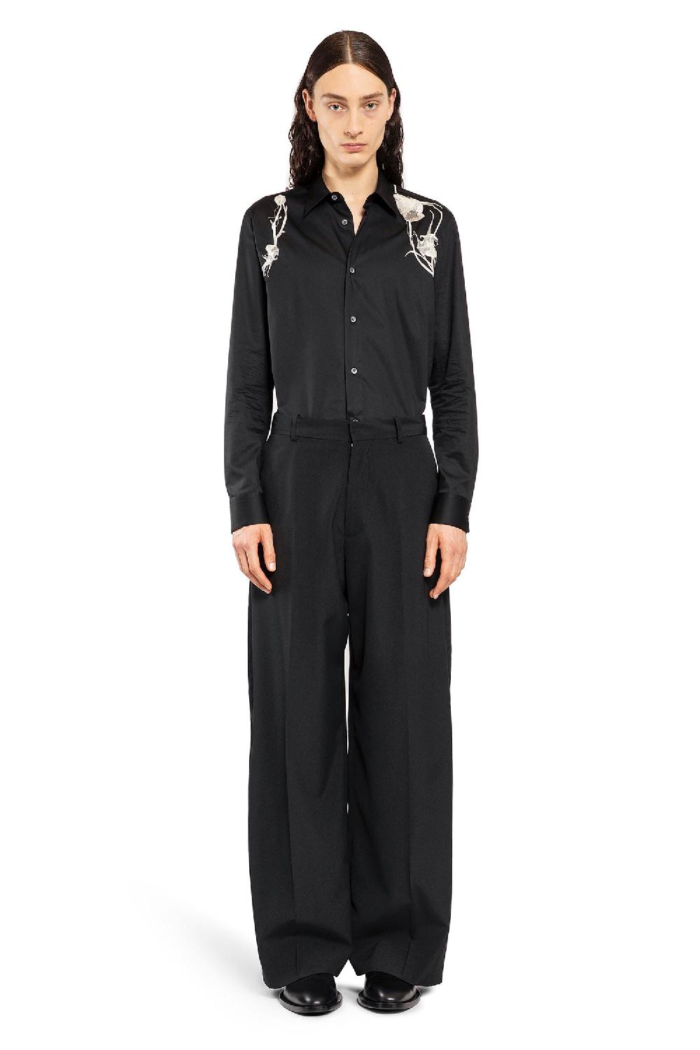 Antonioli ALEXANDER MCQUEEN MAN BLACK SHIRTS 2025