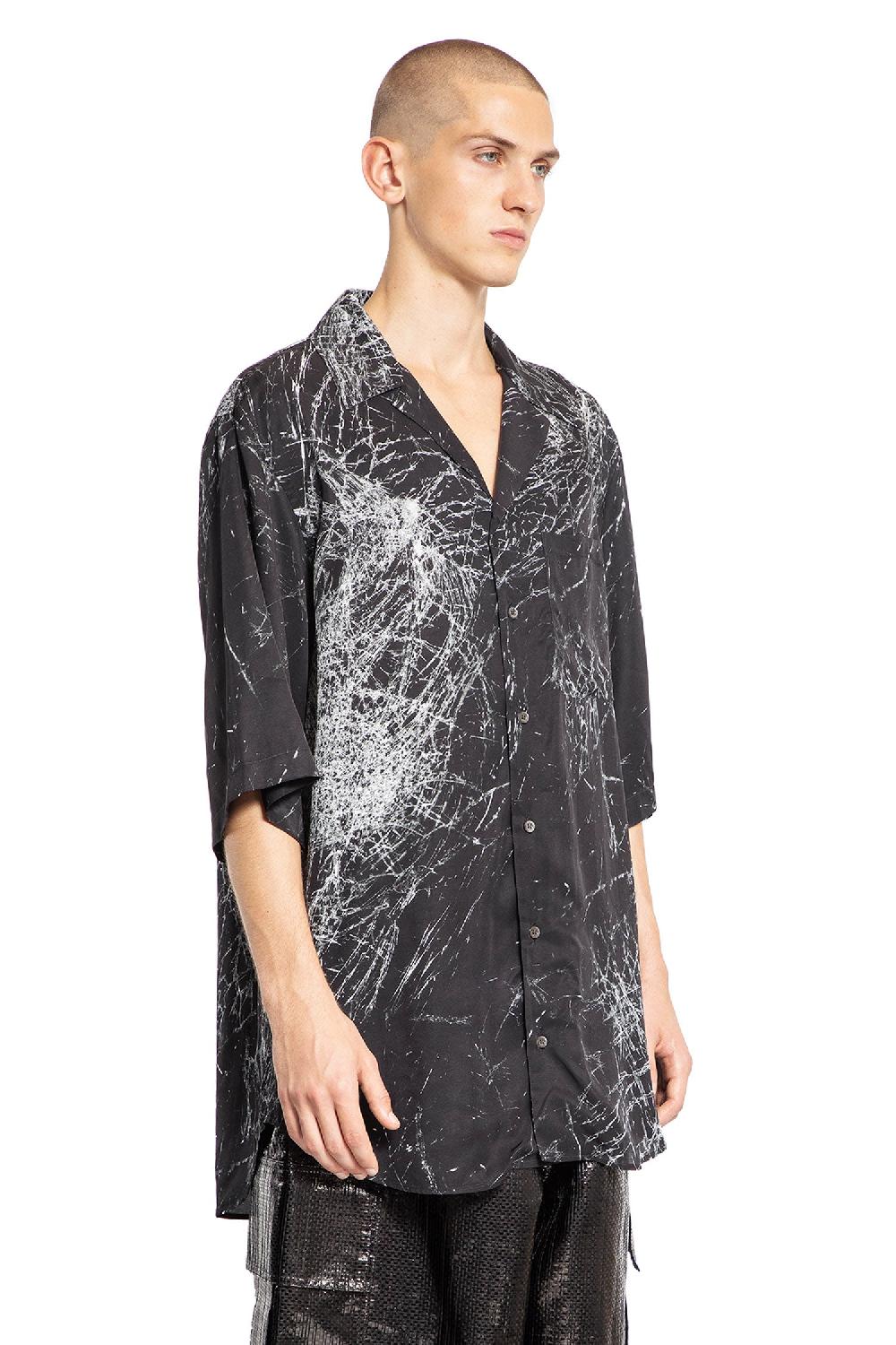 Antonioli ALEXANDER MCQUEEN MAN BLACK SHIRTS Italy