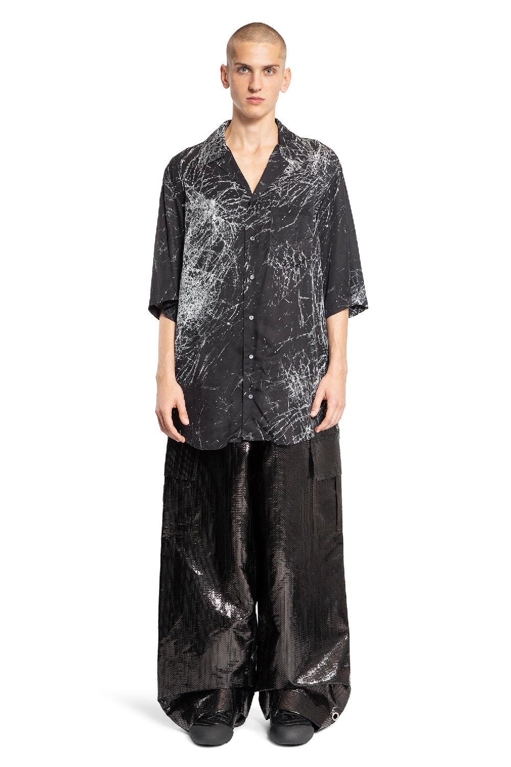 Antonioli ALEXANDER MCQUEEN MAN BLACK SHIRTS Italy