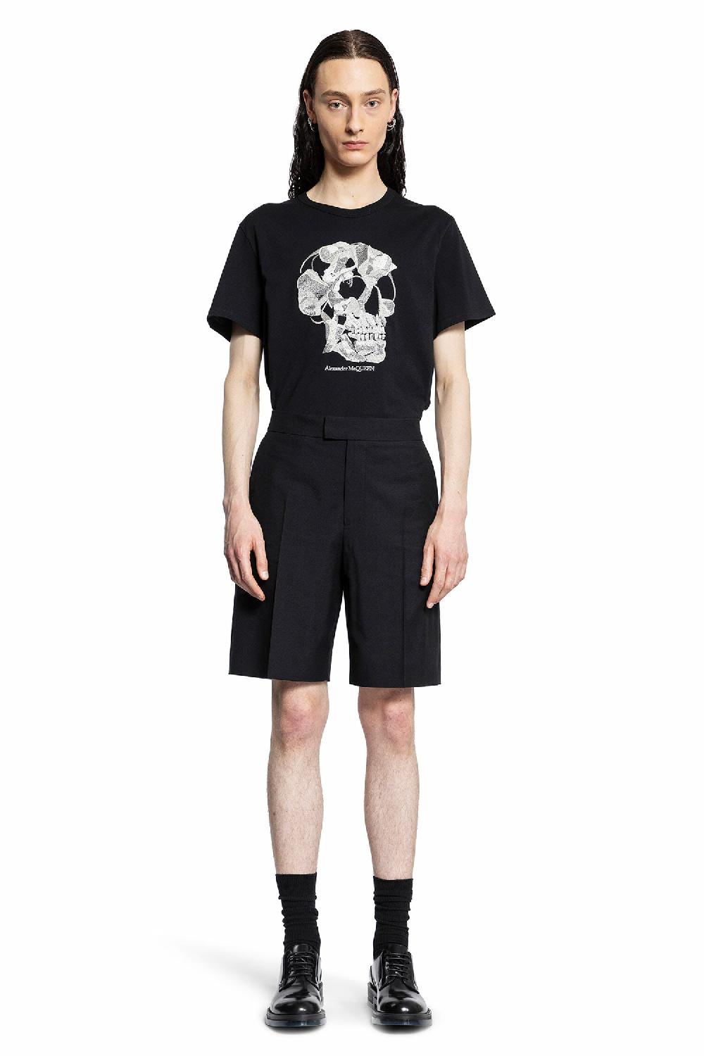 Antonioli ALEXANDER MCQUEEN MAN BLACK SHORTS & SKIRTS Italia