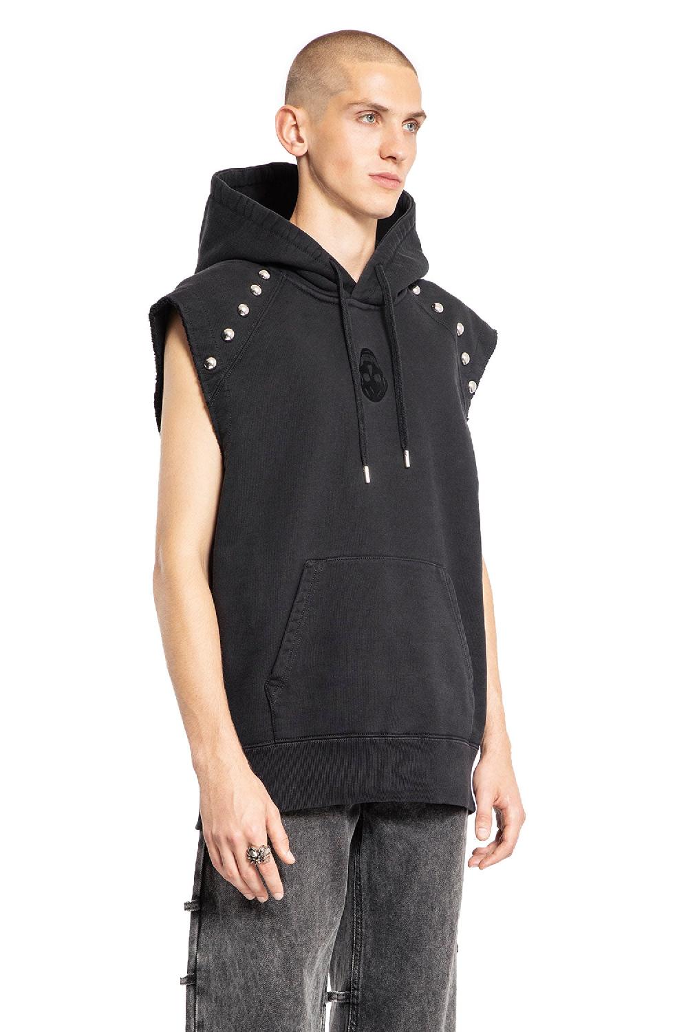 Antonioli ALEXANDER MCQUEEN MAN BLACK SWEATSHIRTS Vendita