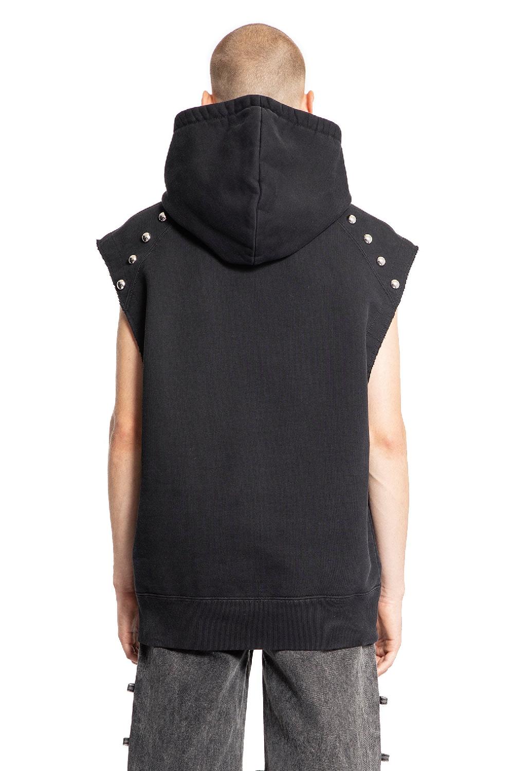 Antonioli ALEXANDER MCQUEEN MAN BLACK SWEATSHIRTS Vendita