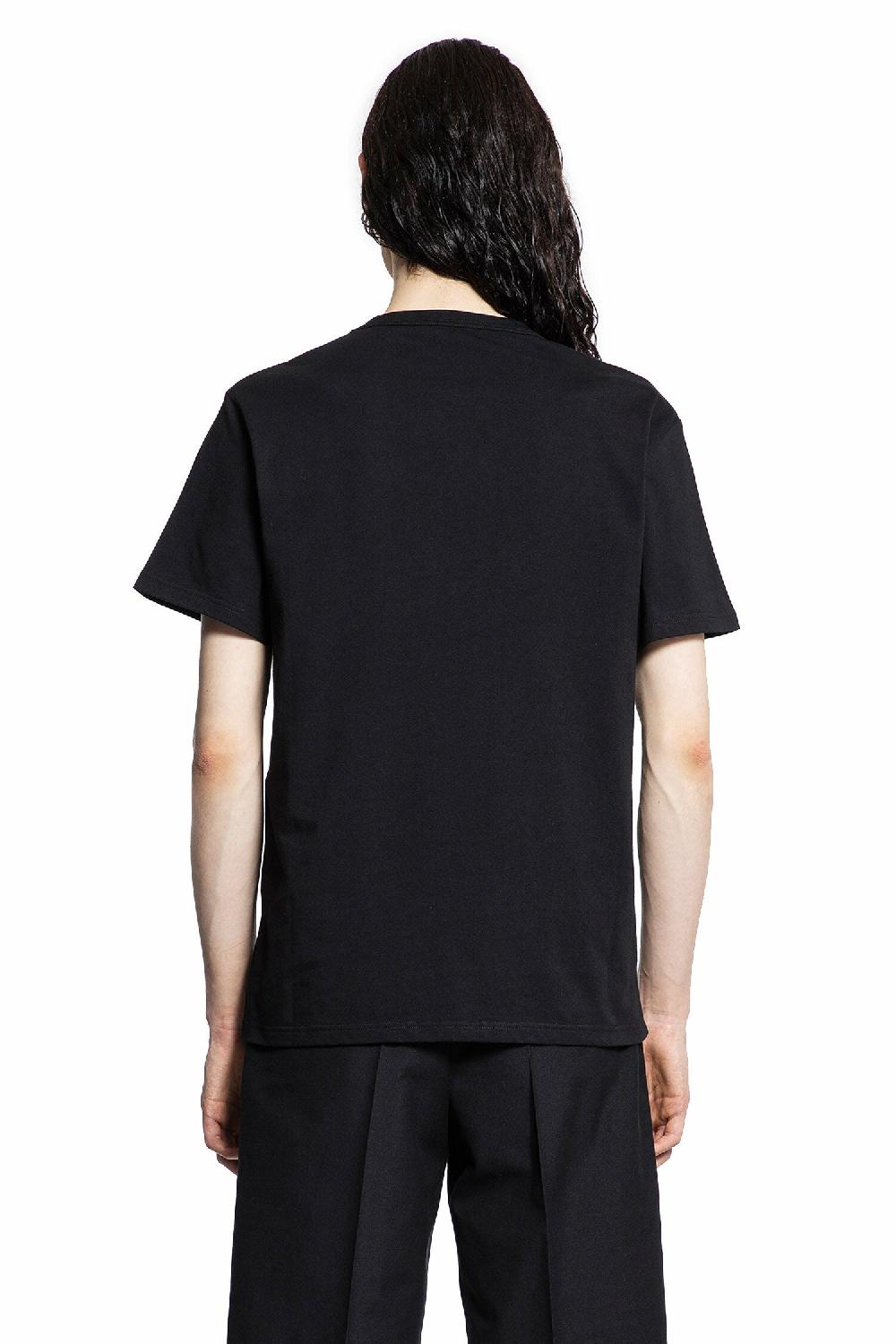 Antonioli ALEXANDER MCQUEEN MAN BLACK T-SHIRTS & TANK TOPS Soddisfazione Garantita