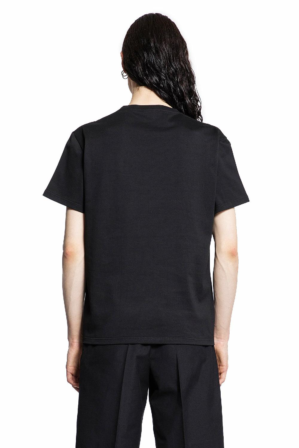 Antonioli ALEXANDER MCQUEEN MAN BLACK T-SHIRTS & TANK TOPS Qualità Garantita