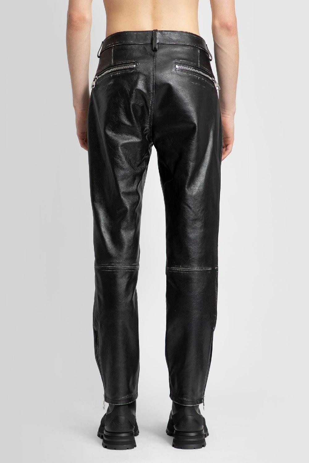 Antonioli ALEXANDER MCQUEEN MAN BLACK TROUSERS Consegna Veloce
