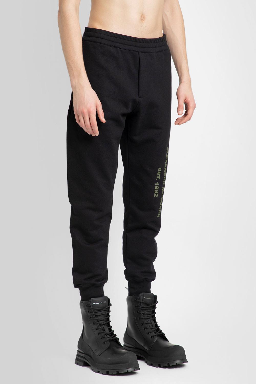 Antonioli ALEXANDER MCQUEEN MAN BLACK TROUSERS Promozione Limitata