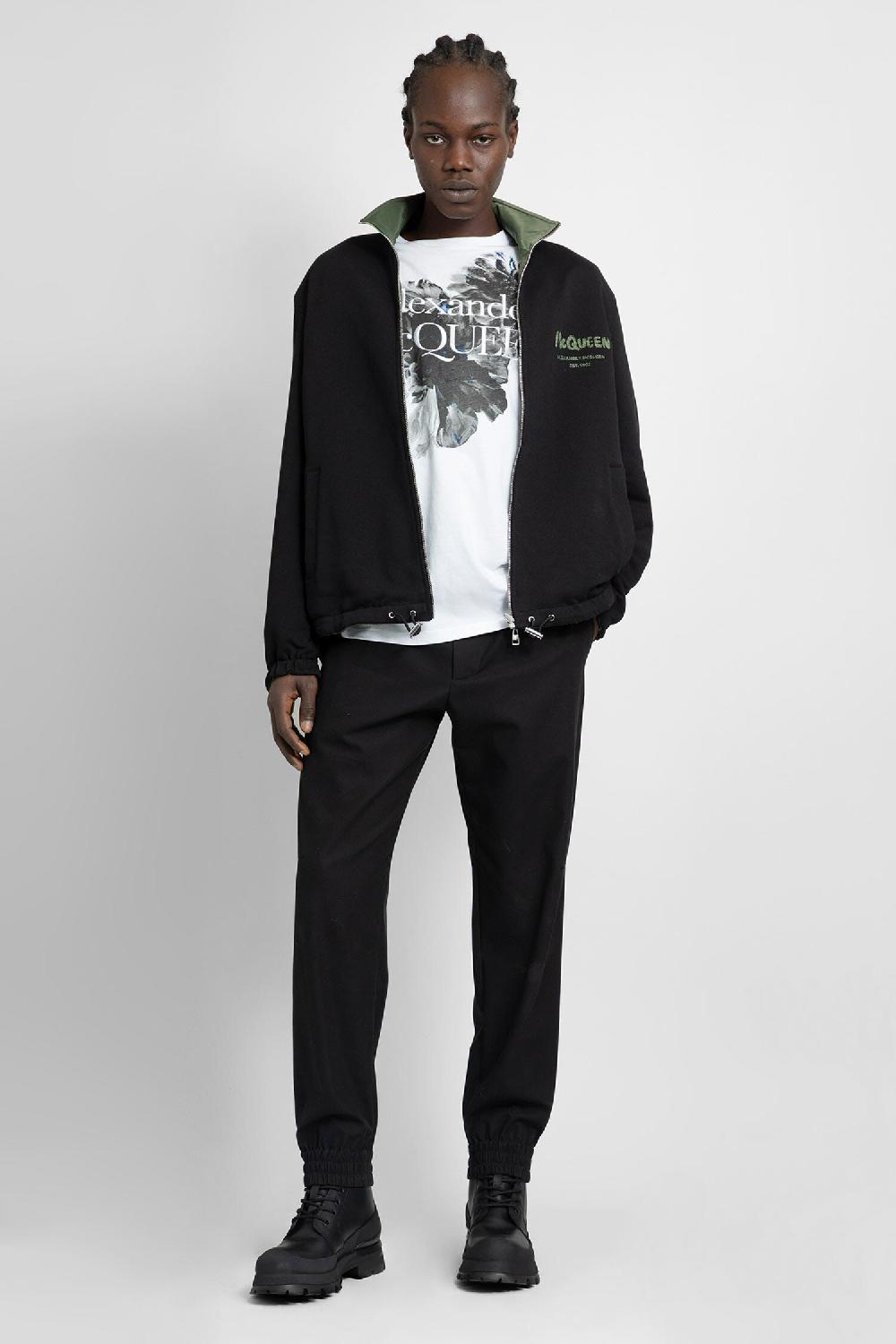 Antonioli ALEXANDER MCQUEEN MAN BLACK TROUSERS Shopping Online