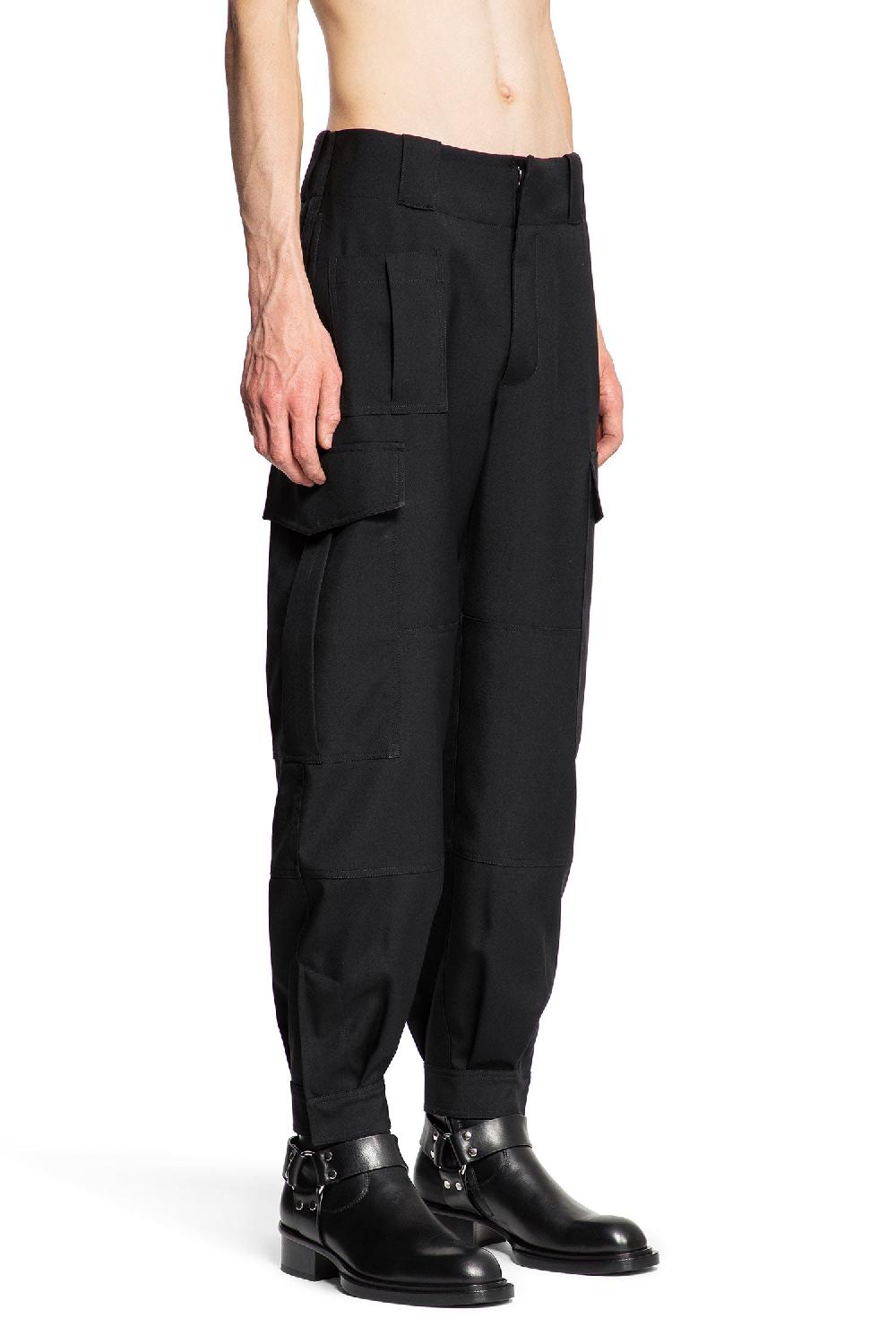 Antonioli ALEXANDER MCQUEEN MAN BLACK TROUSERS Affare Del Giorno