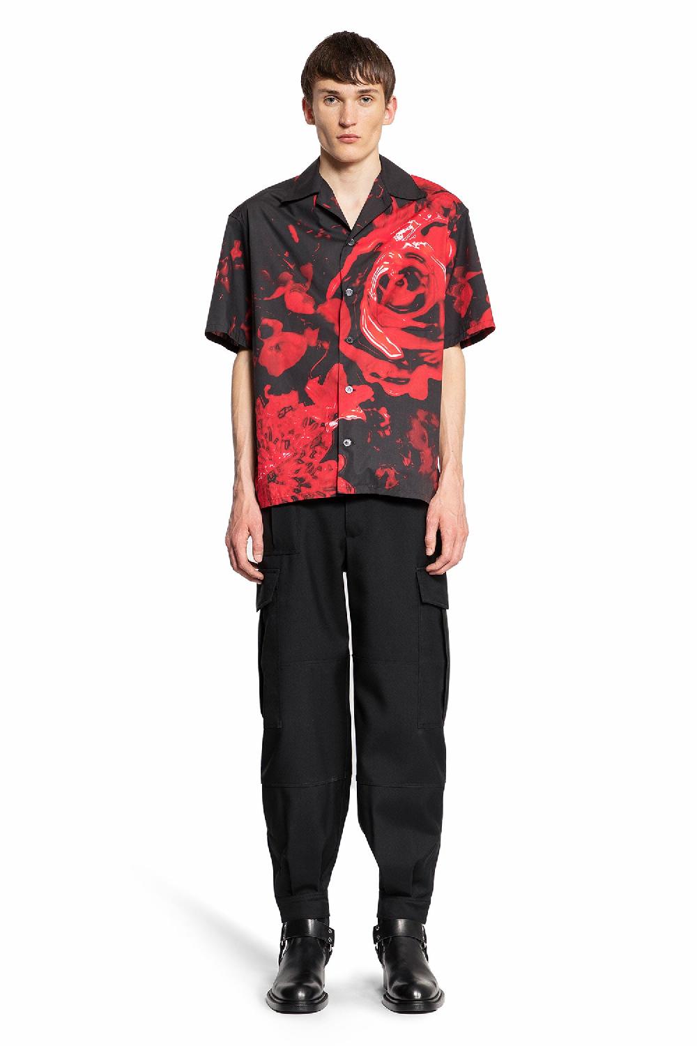 Antonioli ALEXANDER MCQUEEN MAN BLACK TROUSERS Affare Del Giorno