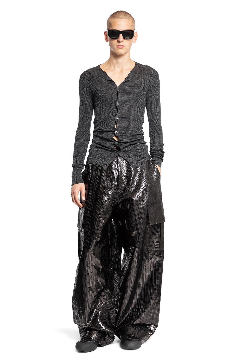 Antonioli ALEXANDER MCQUEEN MAN BLACK TROUSERS Prezzo Ridotto