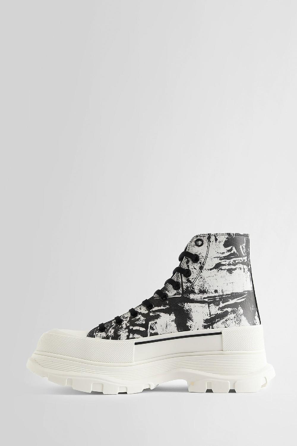 Antonioli ALEXANDER MCQUEEN MAN BLACK&WHITE BOOTS Offerta