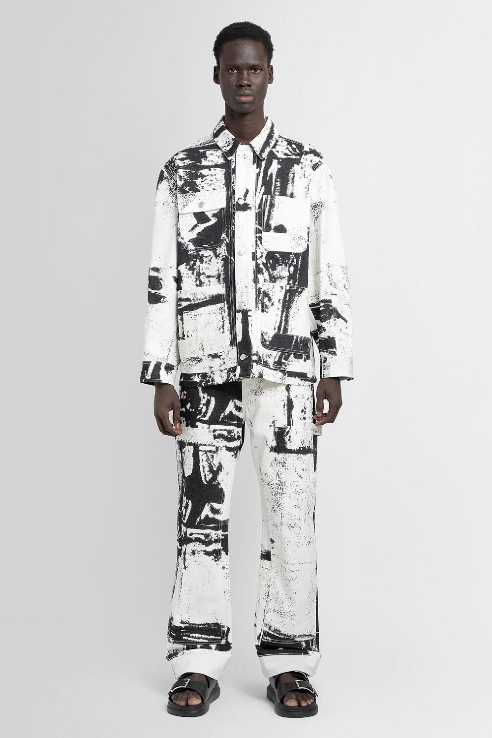 Antonioli ALEXANDER MCQUEEN MAN BLACK&WHITE JACKETS Economico