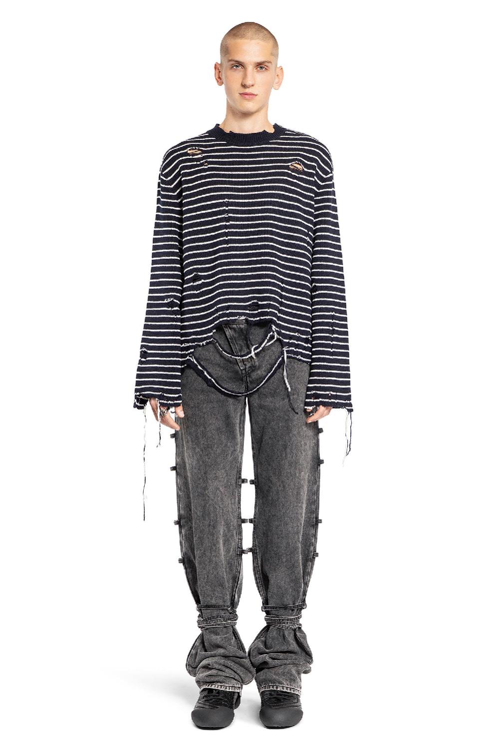 Antonioli ALEXANDER MCQUEEN MAN BLACK&WHITE KNITWEAR Outlet