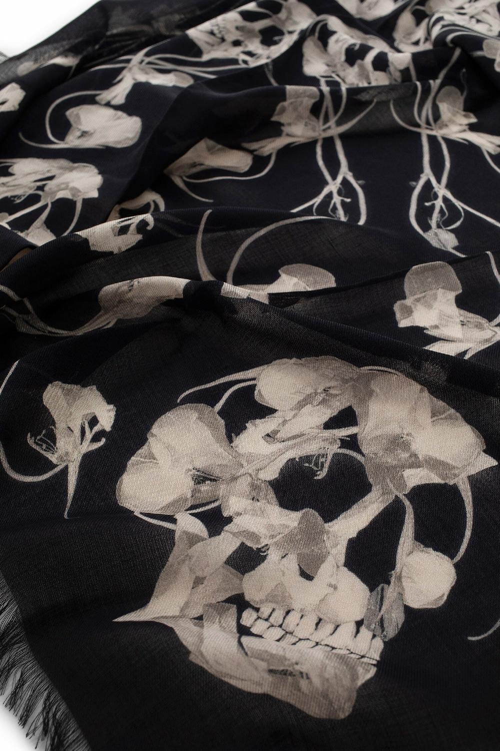 Antonioli ALEXANDER MCQUEEN MAN BLACK&WHITE SCARVES Saldi
