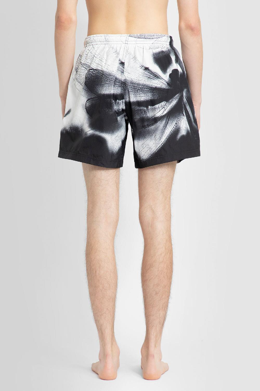 Antonioli ALEXANDER MCQUEEN MAN BLACK&WHITE SWIMWEAR Vendita Calda