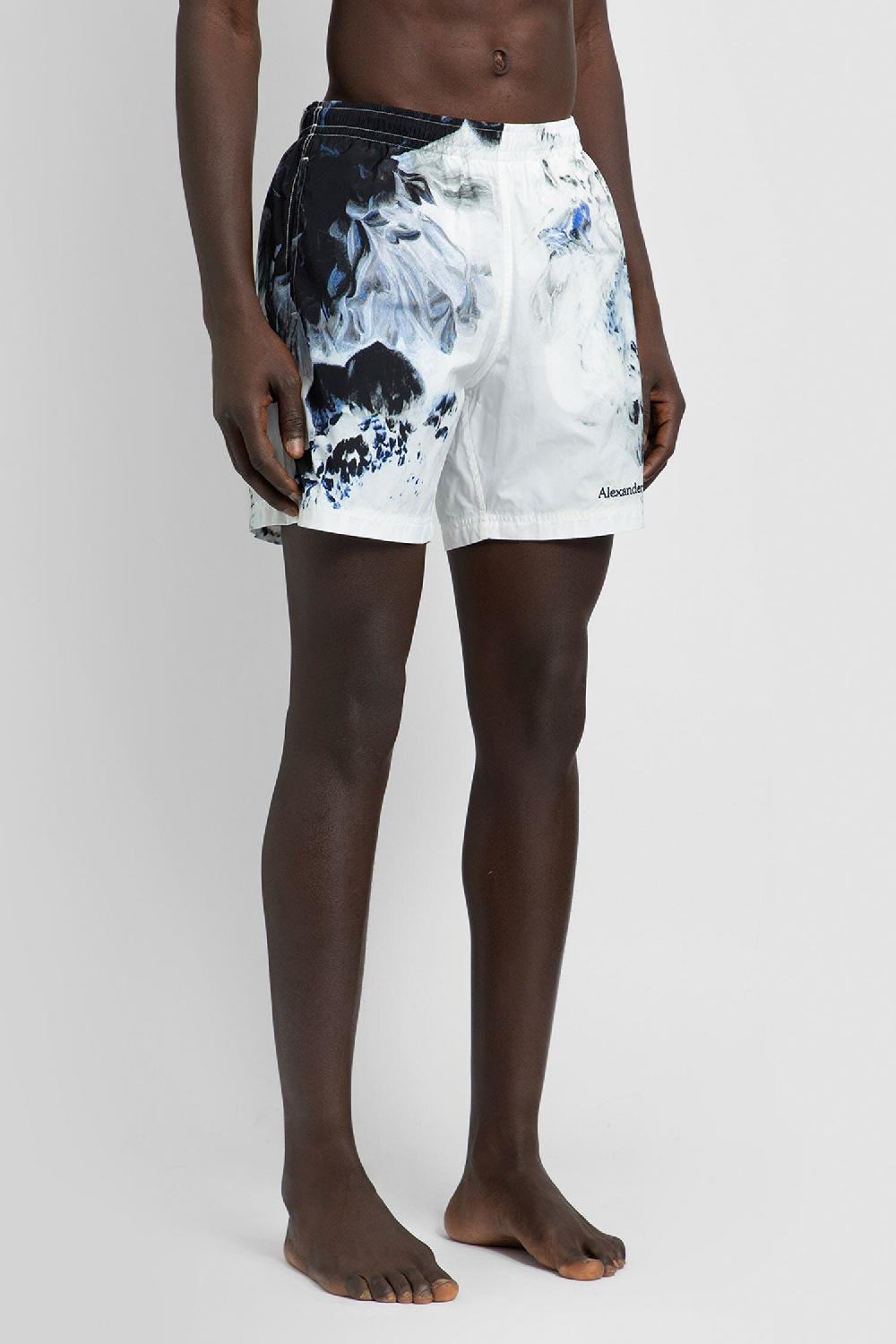 Antonioli ALEXANDER MCQUEEN MAN BLACK&WHITE SWIMWEAR Saldi Di Fabbrica