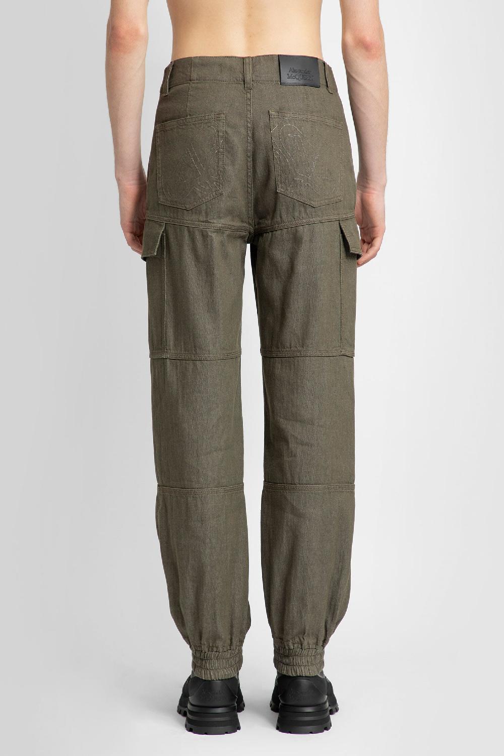 Antonioli ALEXANDER MCQUEEN MAN GREEN JEANS I Più Venduti