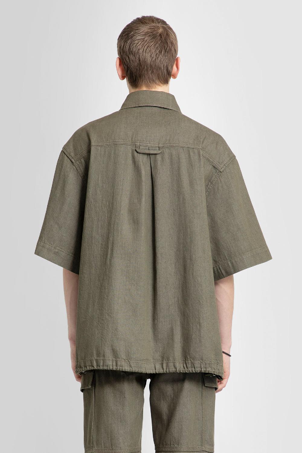 Antonioli ALEXANDER MCQUEEN MAN GREEN SHIRTS Vendite Flash