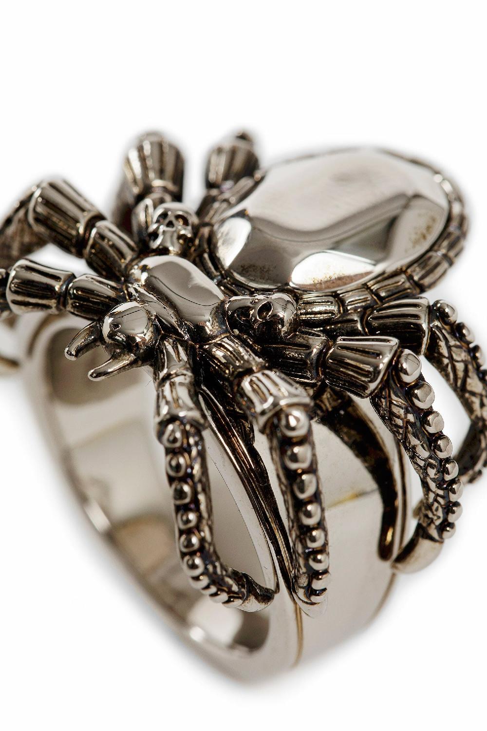 Antonioli ALEXANDER MCQUEEN MAN SILVER JEWELLERY Nuovo