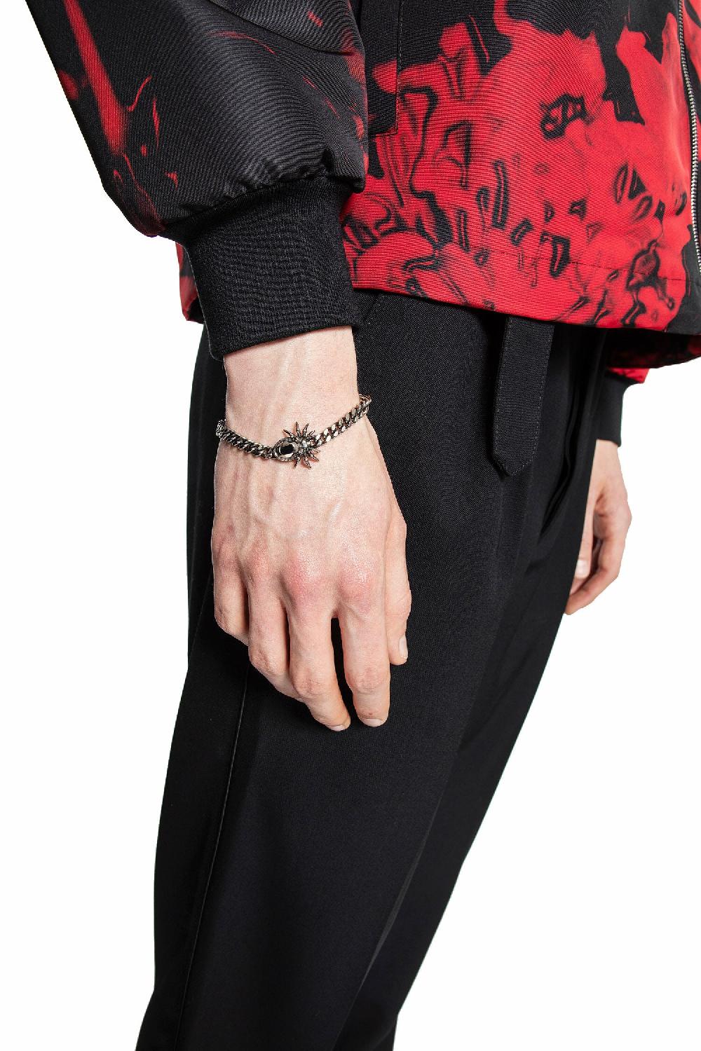 Antonioli ALEXANDER MCQUEEN MAN SILVER JEWELLERY Qualità