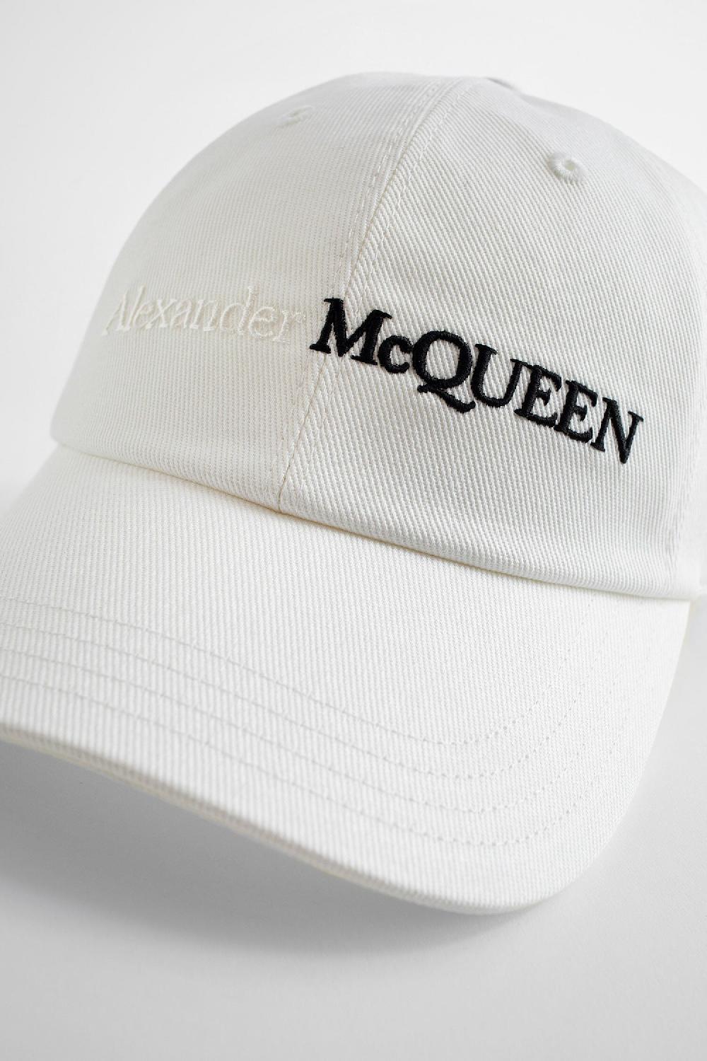 Antonioli ALEXANDER MCQUEEN MAN WHITE HATS Vendita