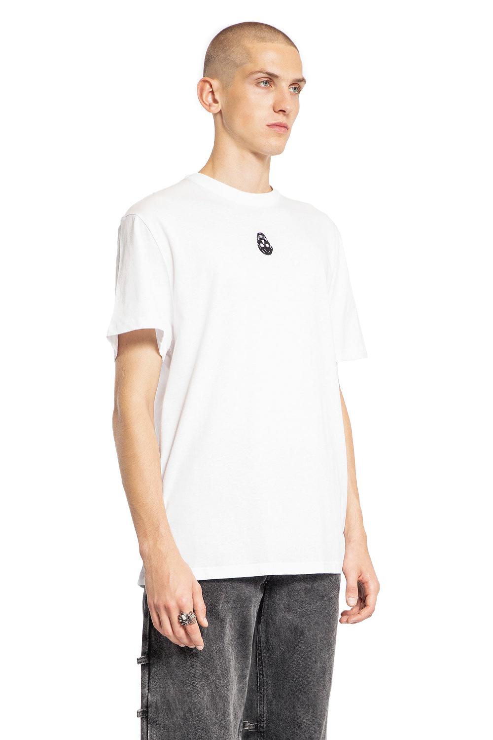 Antonioli ALEXANDER MCQUEEN MAN WHITE T-SHIRTS & TANK TOPS Prezzo Ridotto