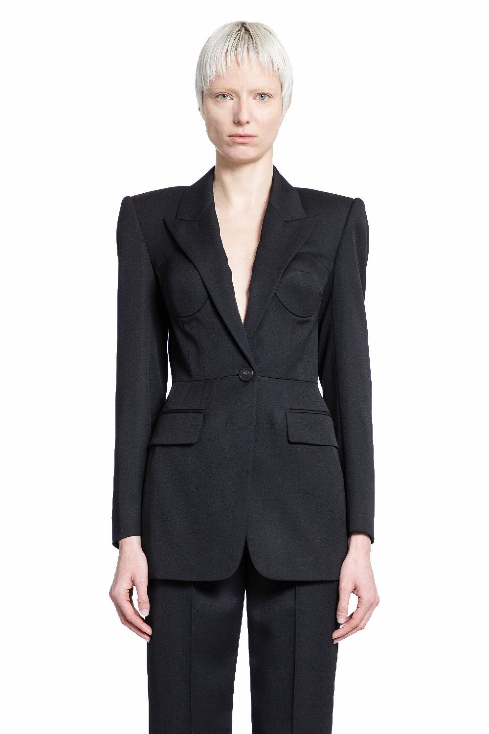 Antonioli ALEXANDER MCQUEEN WOMAN BLACK BLAZERS Novità