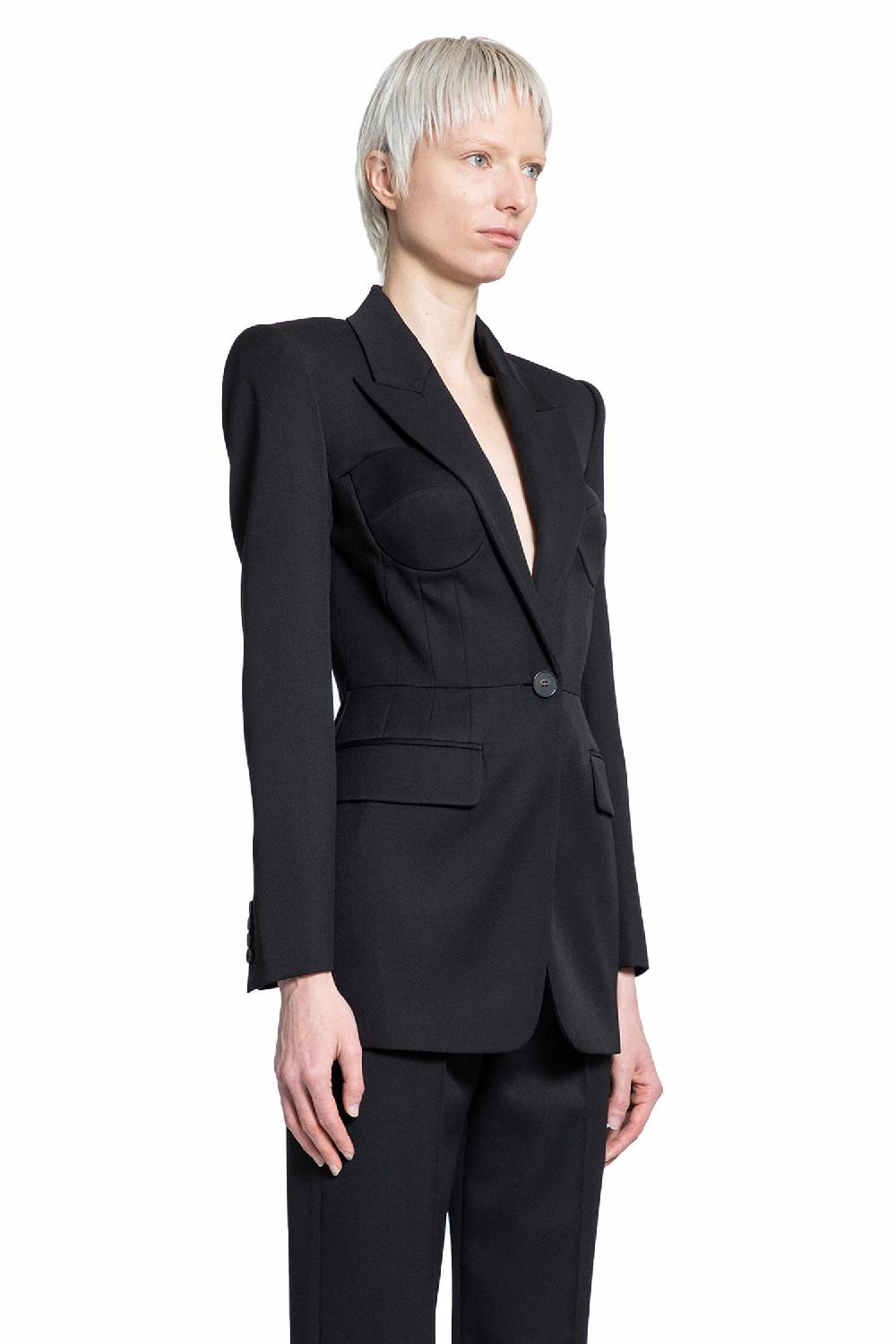 Antonioli ALEXANDER MCQUEEN WOMAN BLACK BLAZERS Novità