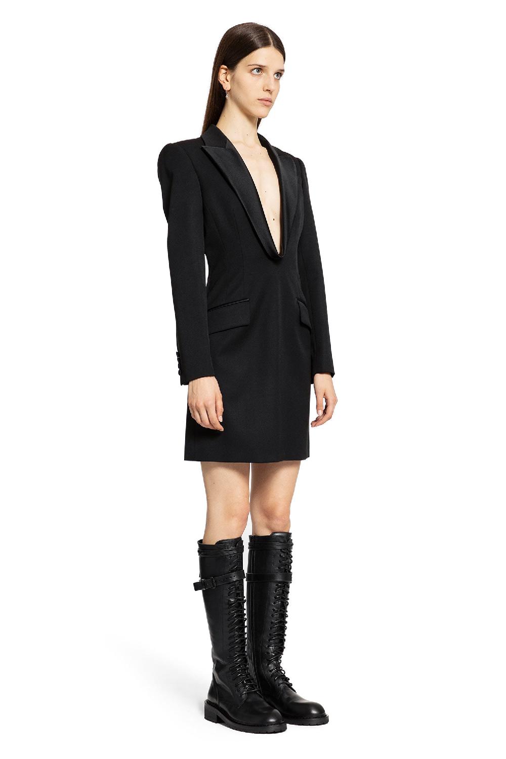 Antonioli ALEXANDER MCQUEEN WOMAN BLACK DRESSES Saldi