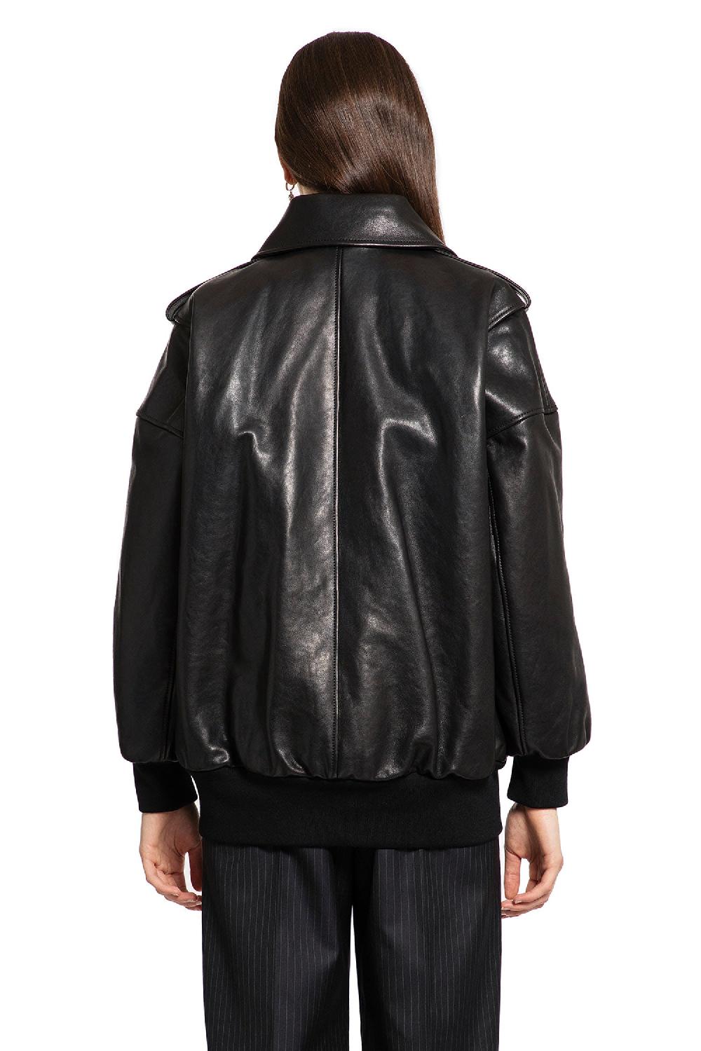 Antonioli ALEXANDER MCQUEEN WOMAN BLACK JACKETS Vendita Calda