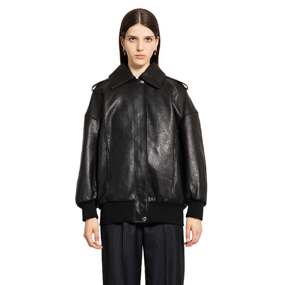 Antonioli ALEXANDER MCQUEEN WOMAN BLACK JACKETS Vendita Calda