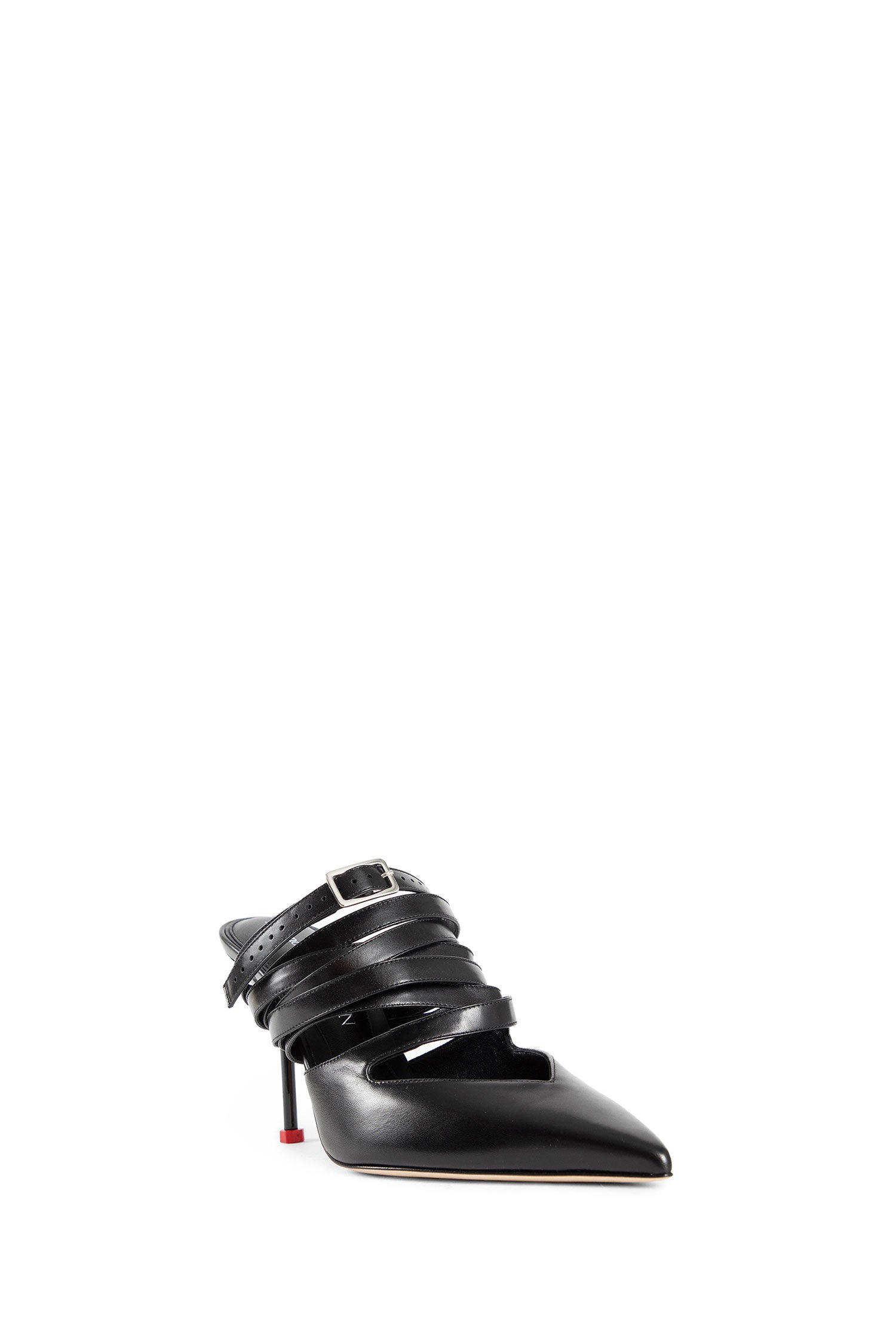 Antonioli ALEXANDER MCQUEEN WOMAN BLACK MULES Nuova