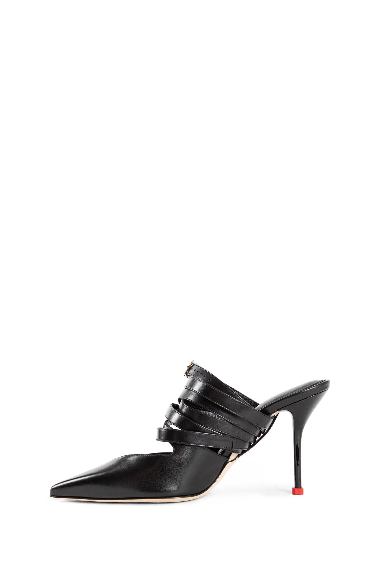 Antonioli ALEXANDER MCQUEEN WOMAN BLACK MULES Nuova