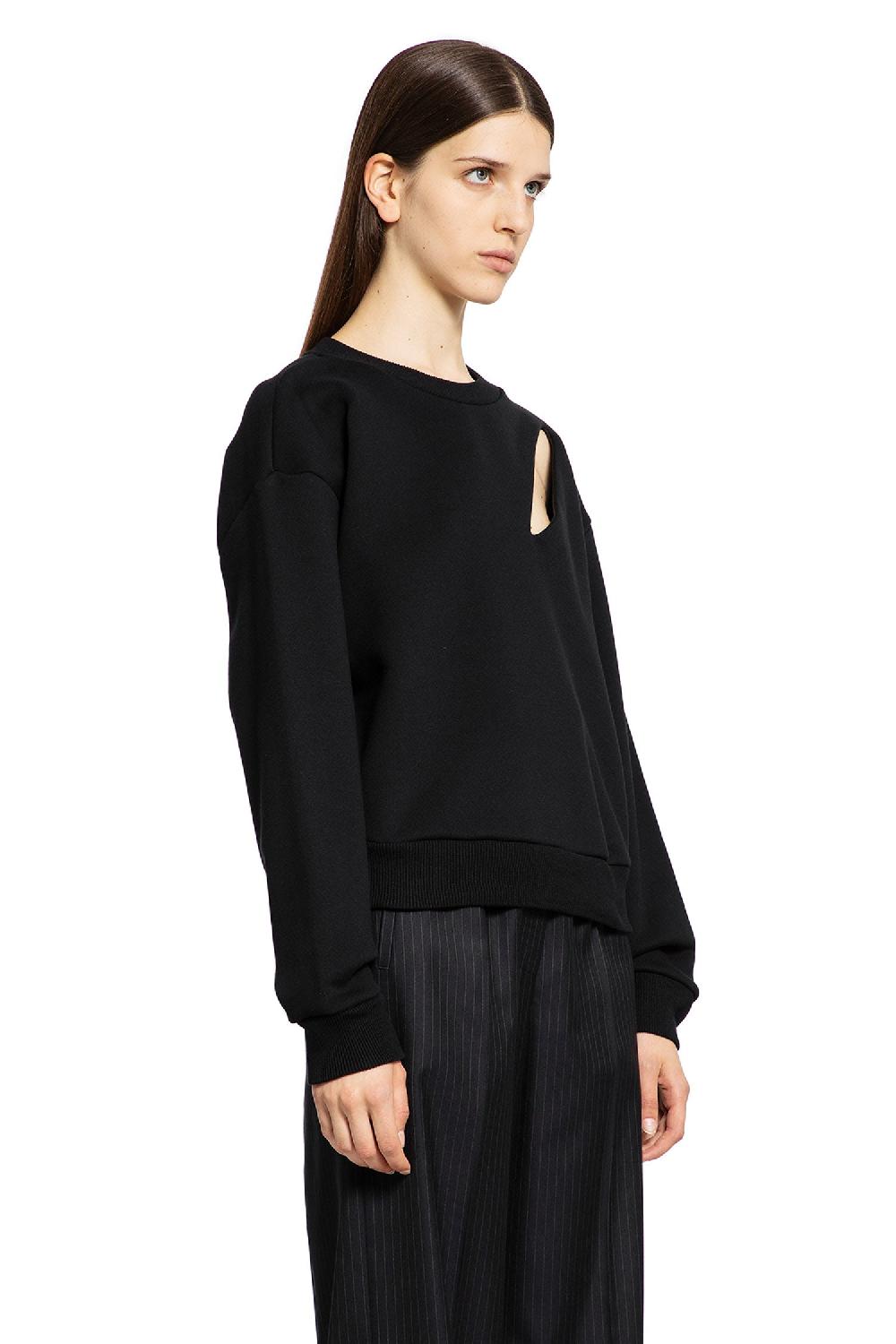 Antonioli ALEXANDER MCQUEEN WOMAN BLACK SWEATSHIRTS Qualità