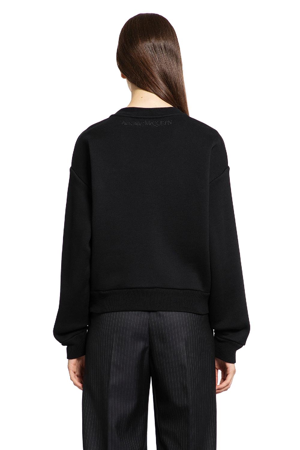 Antonioli ALEXANDER MCQUEEN WOMAN BLACK SWEATSHIRTS Qualità