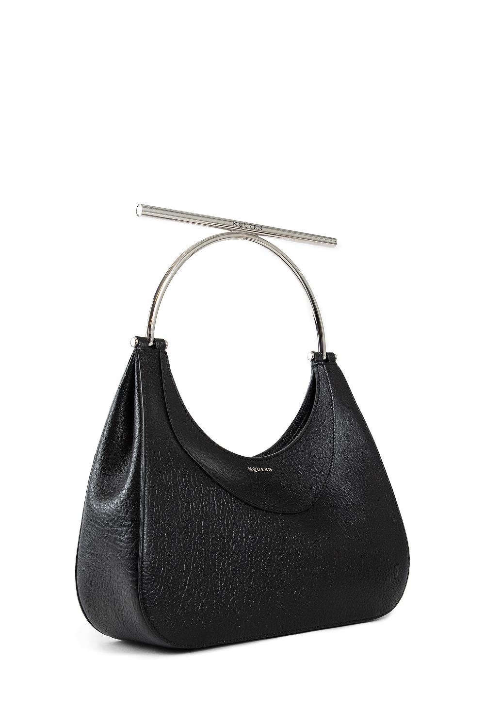 Antonioli ALEXANDER MCQUEEN WOMAN BLACK TOP HANDLE BAGS Spedizione Gratuita
