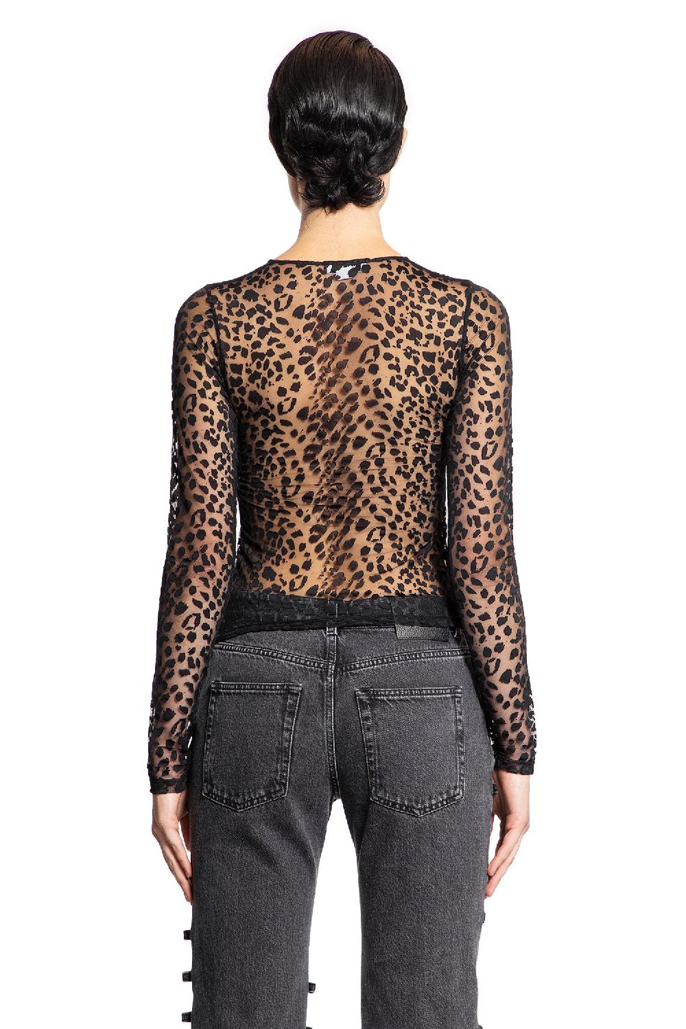 Antonioli ALEXANDER MCQUEEN WOMAN BLACK TOPS Soddisfazione Garantita