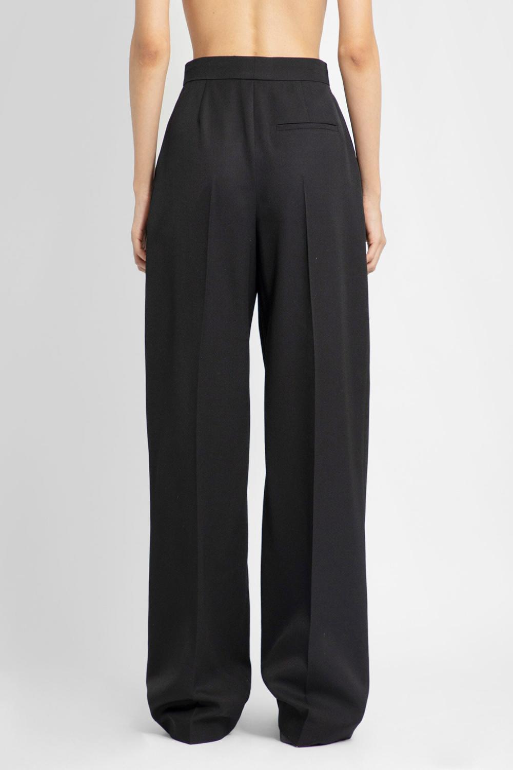 Antonioli ALEXANDER MCQUEEN WOMAN BLACK TROUSERS Qualità Garantita